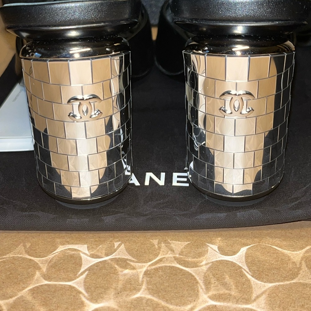 Authentic Chanel Mules Lambskin Black size 36 - Picture 9 of 15